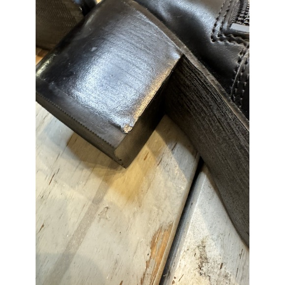 Marc Fisher Over Knee Riding Boots Editer Women's Size 9 Black Leather Worn Once - Picture 8 of 16